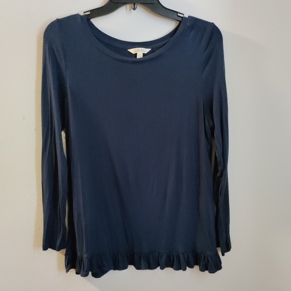 Matilda Jane Blue Ruffle Back Tee - Picture 4 of 7
